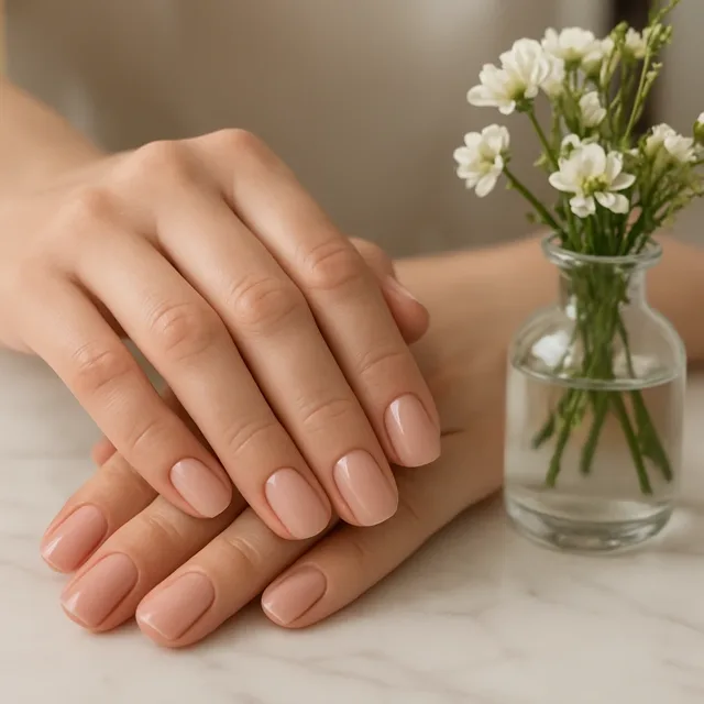 Manichiură elegantă — exemplu generat pentru un salon de beauty